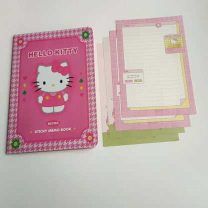 Kawaii Sanrio Anime Hello Kitty My Melody Sticky Note Cinnamoroll Pochacco Cute Cartoon Students Memo Pad Stationery