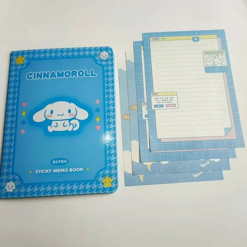 Kawaii Sanrio Anime Hello Kitty My Melody Sticky Note Cinnamoroll Pochacco Cute Cartoon Students Memo Pad Stationery