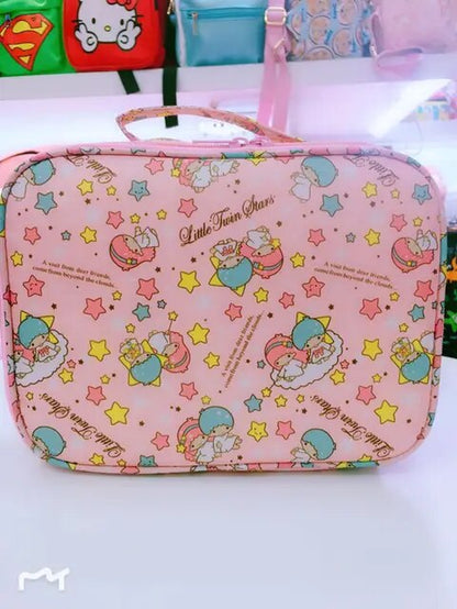 Women Fashion Cartoon Waterproof Cosmetic Bag Travel Bag Toiletry Bag Storage Bag Organizer Beauty Case