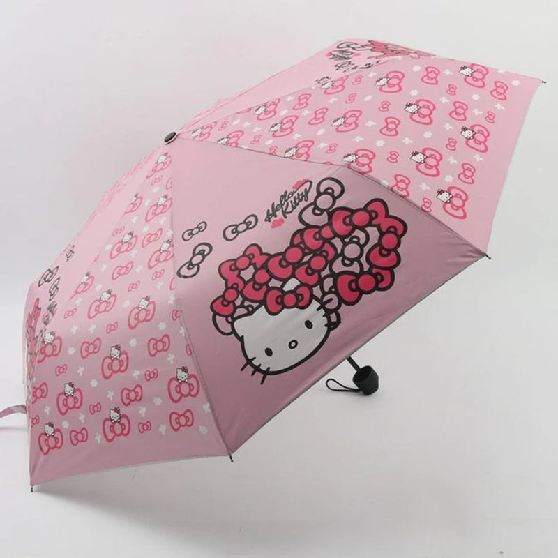 Hello Kitty Children'S Umbrella Melody Cute Girls Sun Umbrella UV Protection Sun Umbrella